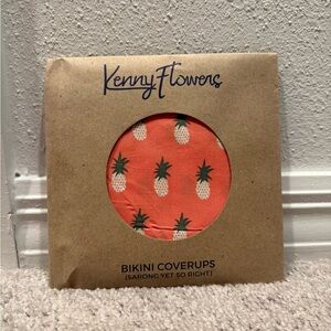 Kenny Flowers Coral THE PIÑA PARTY sarong